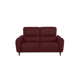 Domicil - Maddox 2.5 Seater Leather Sofa - Burgundy