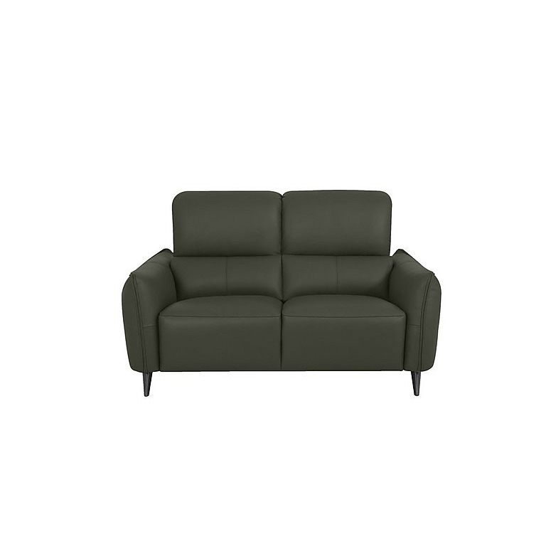 Domicil - Maddox 2 Seater Leather Power Recliner Sofa - NP Dark Olive