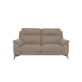Missouri 2 Seater Fabric Power Recliner Sofa - Oyster