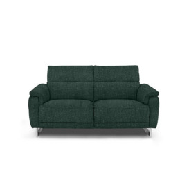 Moet 2 Seater Fabric Power Recliner Sofa with Telescopic Headrests - Anivia Green
