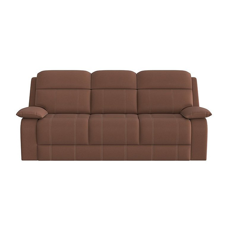 Moreno 3 Seater Fabric Sofa - Hazelnut
