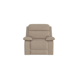 Moreno Fabric Power Recliner Armchair with Power Headrest - Bisque