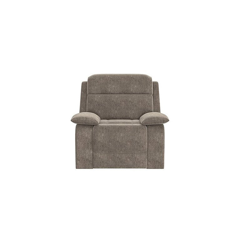 Moreno Fabric Power Recliner Armchair with Power Headrest - Mink