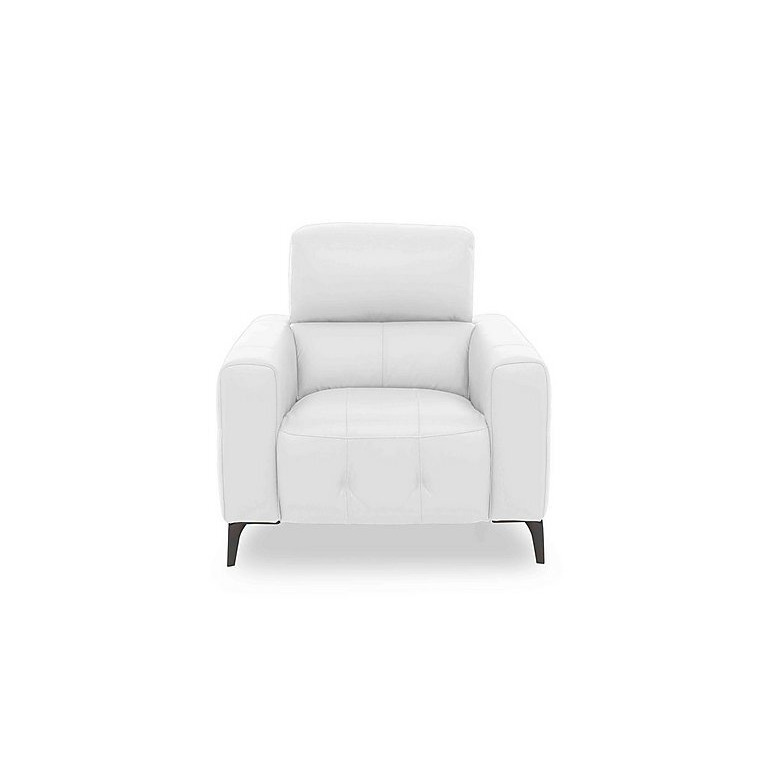 New York HW Leather Chair - Star White