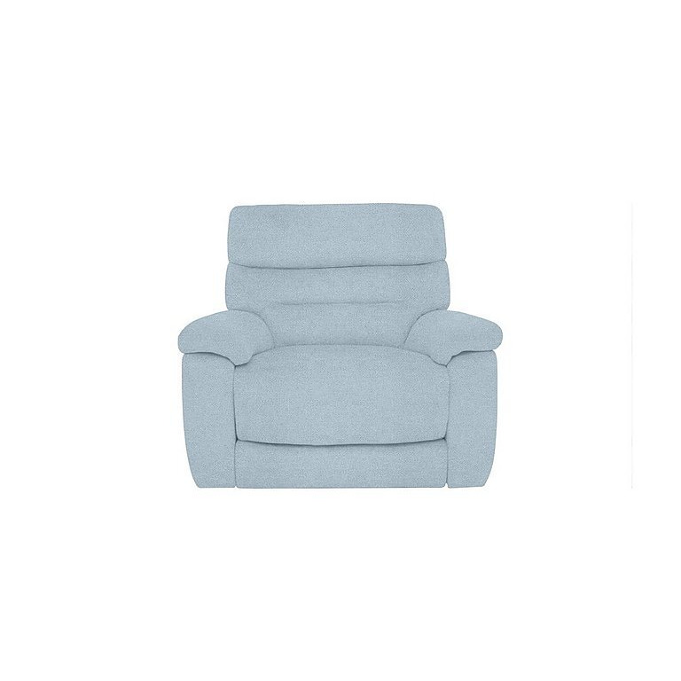 Comfort Story - Nimbus Fabric Power Recliner Chair - Baby Blue