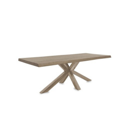 Bodahl - Njord Raw Edge Dining Table with Wood Star Base - 180-cm - Vintage Grey