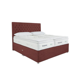 Sleepeezee - Natural Touch 3000 Pillowtop Zip and Link Divan Set with Continental Drawers - Tweed Rose