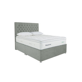 Sleepeezee - Natural Touch 3000 Pillowtop Divan Set with 4 Drawers - Small Double - Tweed Mint