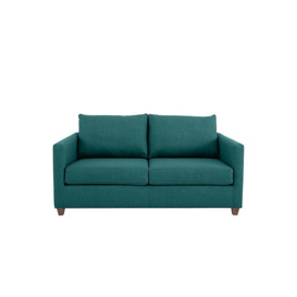 Ollie Medium Fabric Sofa Bed - Linoso Teal