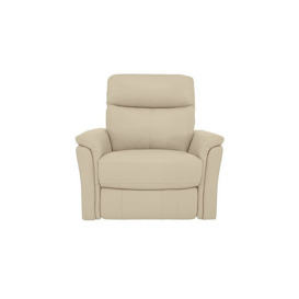 Compact Collection Piccolo Recliner Leather Armchair - BV Bisque