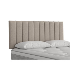 Mammoth - Peaches Strutted Headboard - Small Double - Westbury Taupe