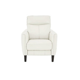 Compact Collection Petit BV Leather Armchair - BV Star White