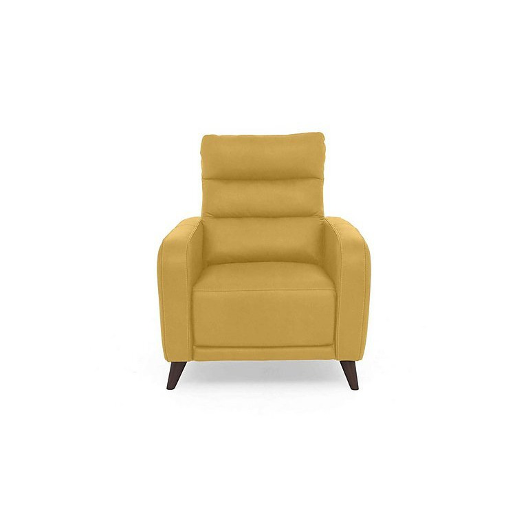 Quinn Fabric Chair with Power Recliner - Velvet Giallo