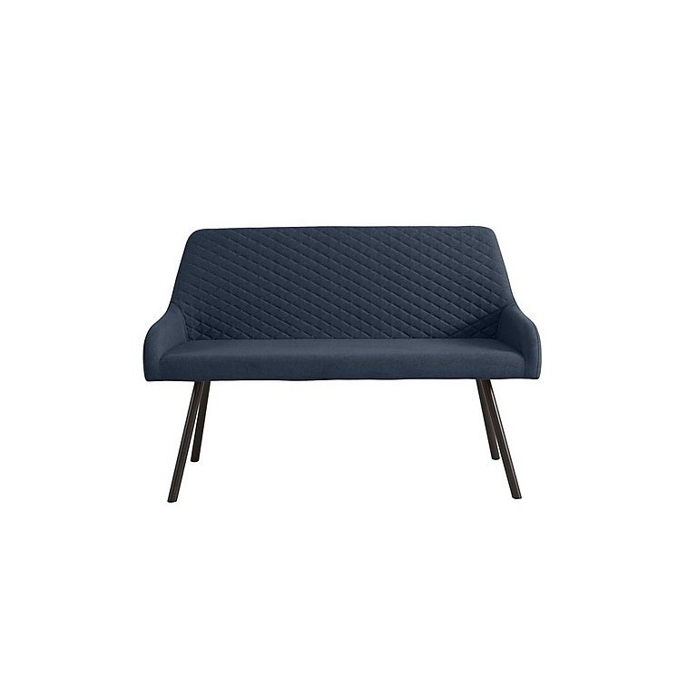 Rocket High Back Dining Bench - Mineral Blue