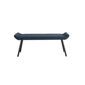 Rocket Low Dining Bench - Mineral Blue