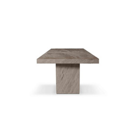 Stone International - Rome Lamp Table with Straight Edge