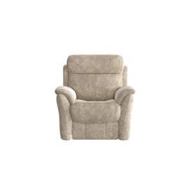 Relax Station Revive Fabric Power Recliner Armchair - Cream