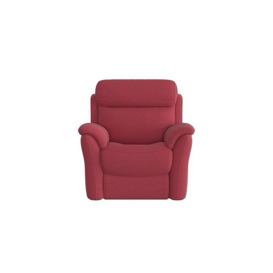 Relax Station Revive Fabric Manual Recliner Armchair - Red