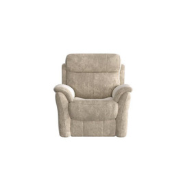 Relax Station Revive Fabric Manual Recliner Armchair - Cream