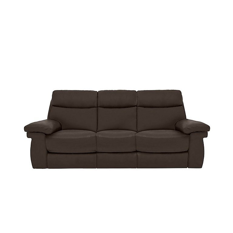 Comfort Story - Serene 3 Seater Leather Power Recliner Sofa with Drop Down Table