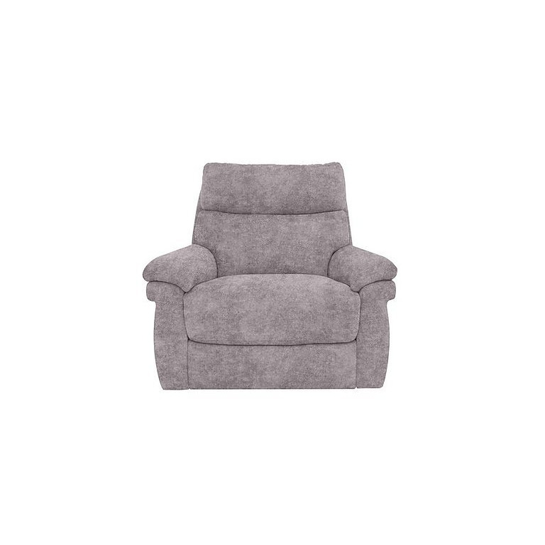 Comfort Story - Serene Fabric Power Recliner Chair with Power Headrest and Power Lumbar - Grey
