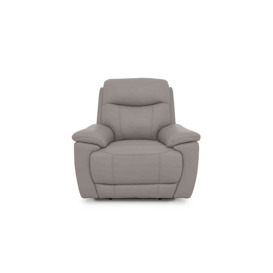 Sloane Leather Power Recliner Chair - Lead Grey