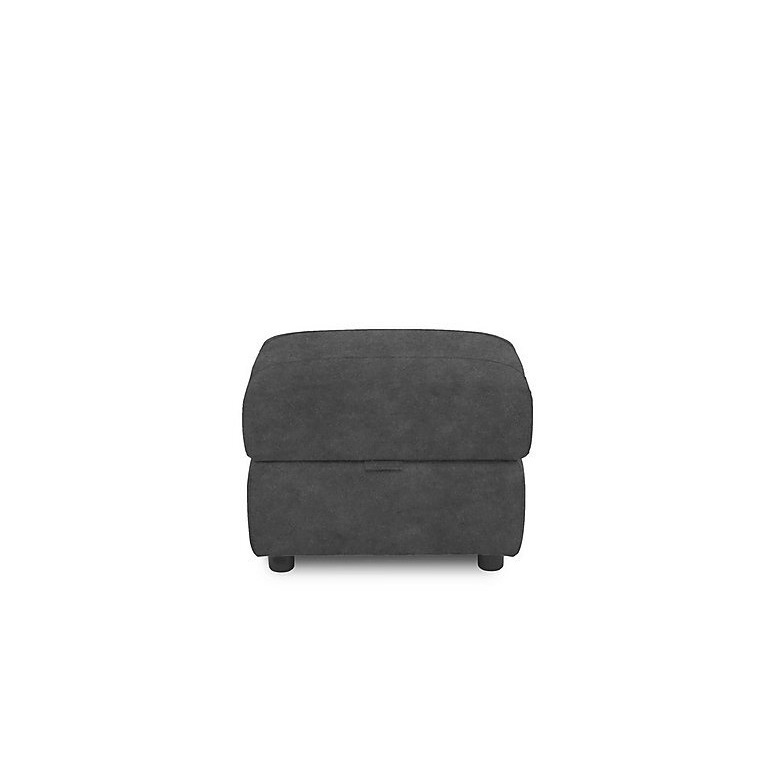 Sloane Fabric Storage Footstool - Dexter Shadow