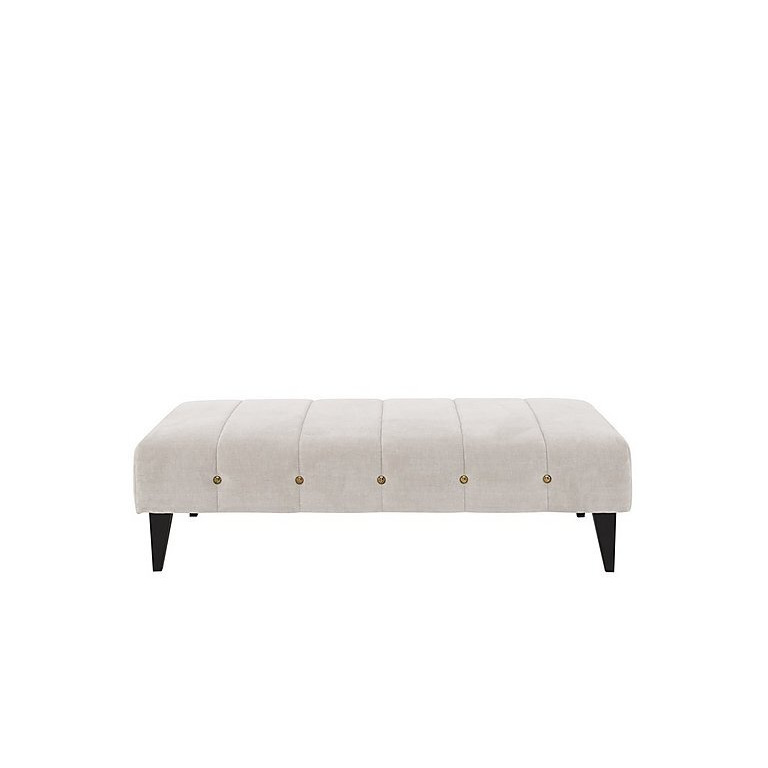 Alexander and James - Sumptuous Fabric Bench Footstool - Chamonix Linen Gold