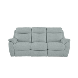 Snug 3 Seater Fabric Sofa - Baby Blue