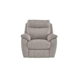 Snug Fabric Power Recliner Armchair - Grey