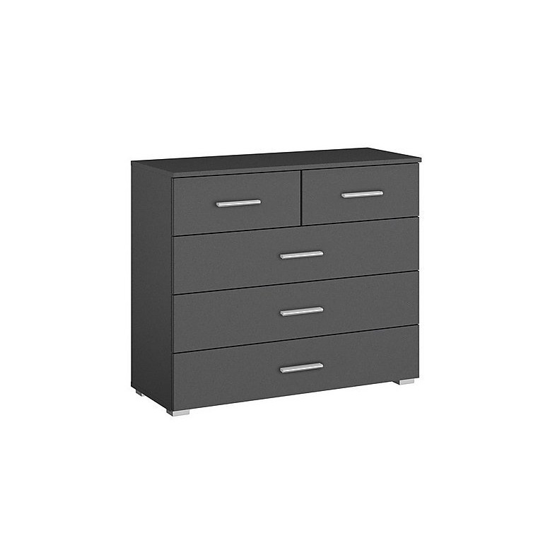 Rauch - Solo 3+2 Chest of Drawers - Metallic Grey