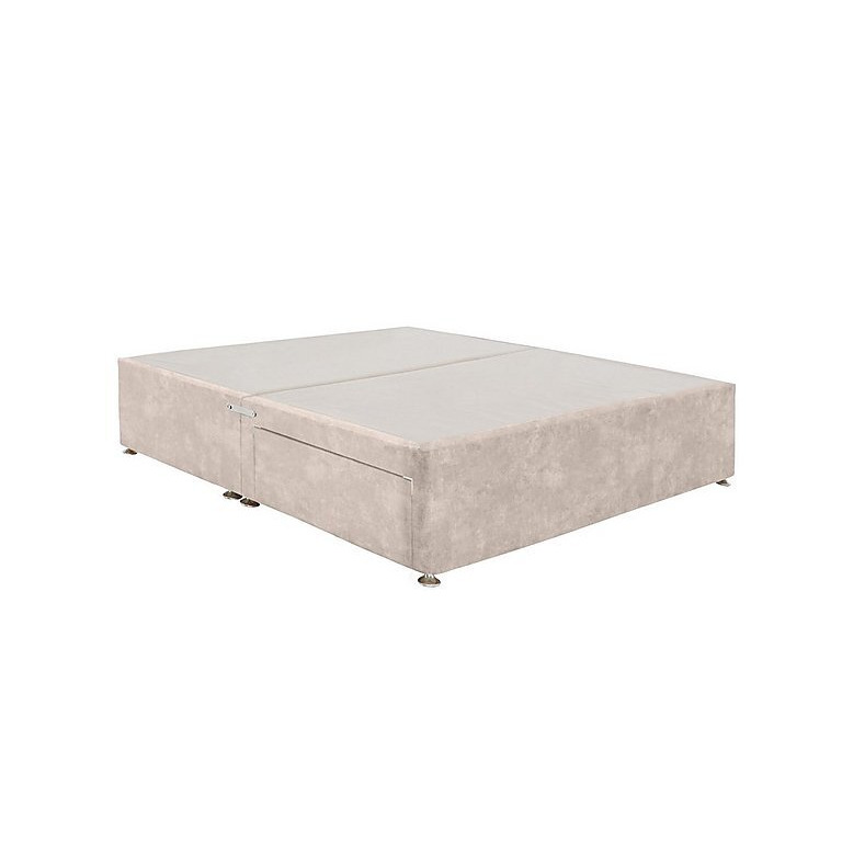 Sleep Story - Divan Base with Continental Drawers - Small Double - Lace Ivory