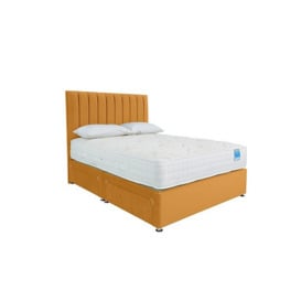 Sleep Story - Deluxe Firm Divan Set with End Drawers - Small Double - Plush Corn