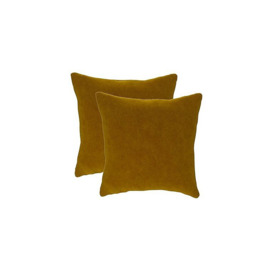 The Lounge Co. - Pair of Small Scatter Cushions - Honey Mustard
