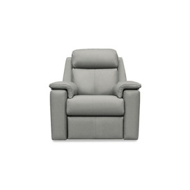 G Plan - Thornbury Leather Chair with Power Recliner - Texas Charcoal
