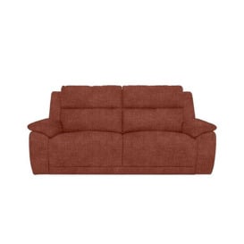 Utah 3 Seater Fabric Sofa - Red Maple