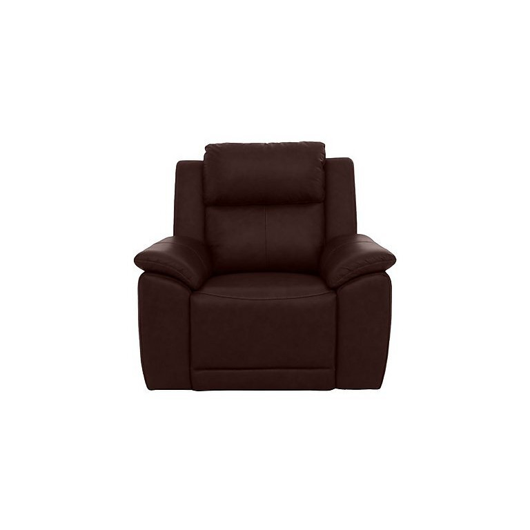 Utah Leather Chair - Burgundy