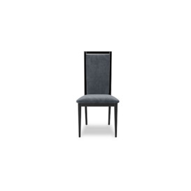 Vita Wooden Dining Chair with Plain Upholstered Back