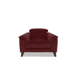 Wade Fabric Chair - Burgundy