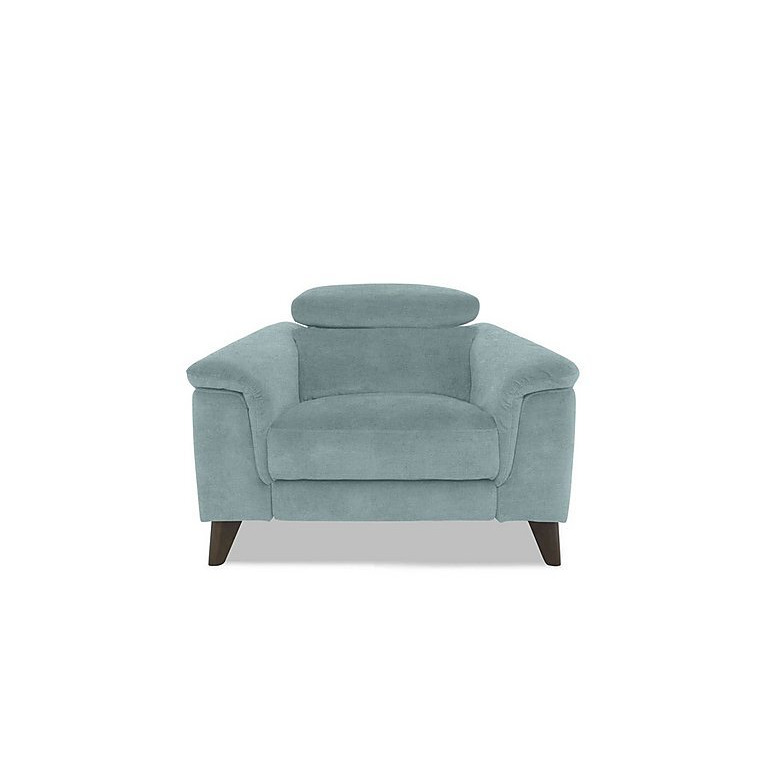 Wade Fabric Power Recliner Chair - Baby Blue