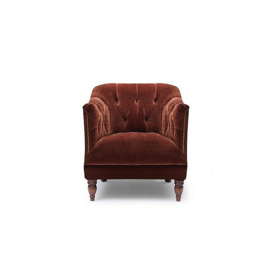 At The Helm - Henson Fabric Accent Tub Chair - Tawny