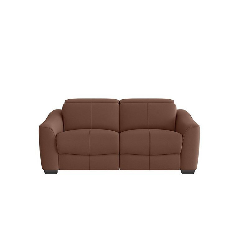 Xavier 2 Seater Fabric Sofa with Power Recliner - Dark Taupe