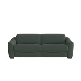 Xavier 3 Seater Fabric Sofa - Moss Green