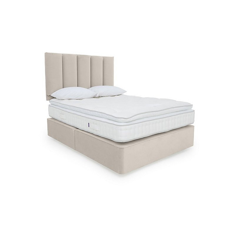 Harrison Spinks - Yorkshire 5K Pillow Top Firm Divan Set with 2 Drawers - Small Double - Seven Ivory
