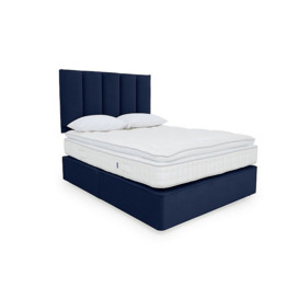 Harrison Spinks - Yorkshire 5K Pillow Top Medium Divan Set with 2 Drawers - Double - Seven Navy