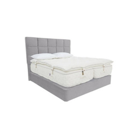 Harrison Spinks - Yorkshire 30K Medium/Firm Divan Set with Continental Drawers with Zip and Link Mattress with Topper - Super King - Seven Lilac