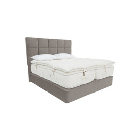 Harrison Spinks - Yorkshire 30K Medium/Firm 4 Drawer Divan Set with Zip and Link Mattress with Topper - Super King - Seven Dolphin