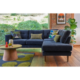 Orla Kiely Linden L Shape Corner Sofa Group - Blue