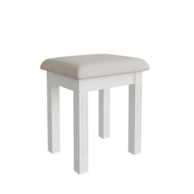 Oak City - Cotswold White Stool - White