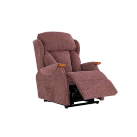 Celebrity Canterbury Fabric Petite Recliner Chair - Red - Power Recliner